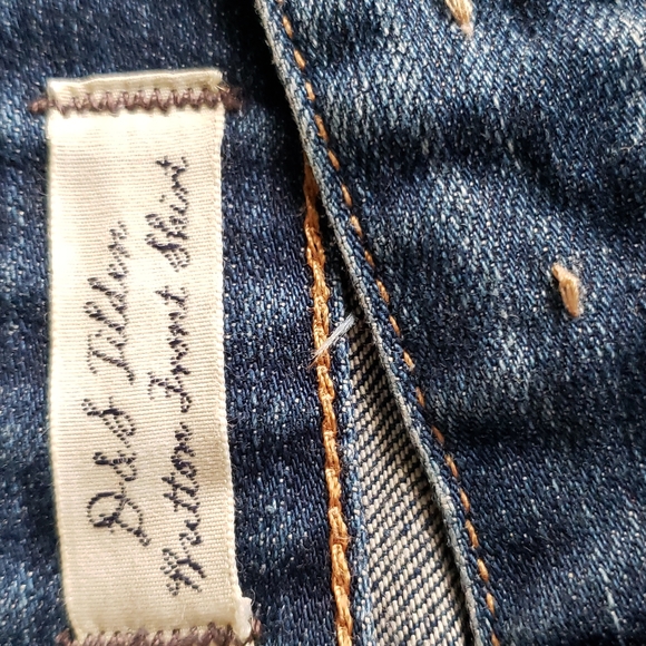 Ralph Lauren Denim & Supply Button Front Stretch Skirt 30" Waist X 16" - Picture 6 of 6